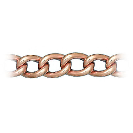 MEN'S BRACELETS: 14K GOLD CUBAN CURB LINK MEN'S BRACELET 8