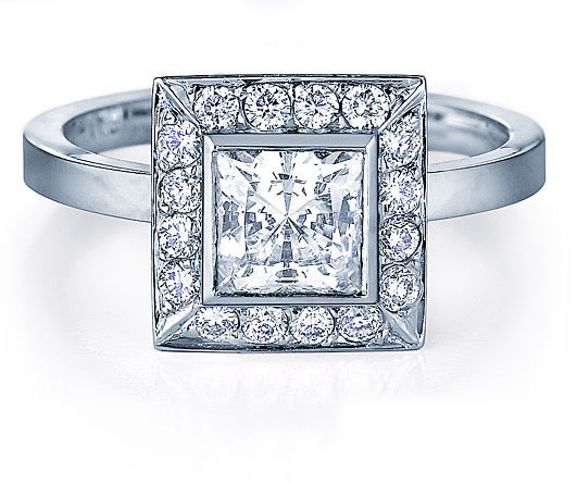 Princess Cut Diamond Engagement Ring