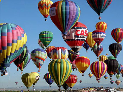 They would also catch up with the International Balloon Fiesta, in which 700 They would also catch up with the International Balloon Fiesta, in which 700